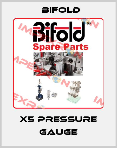 X5 pressure gauge Bifold