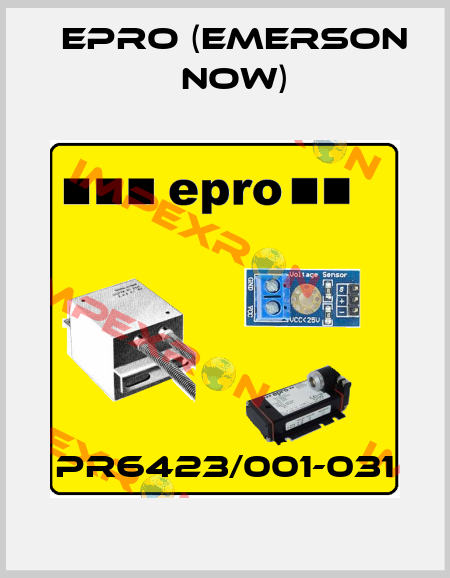 PR6423/001-031 Epro (Emerson now)