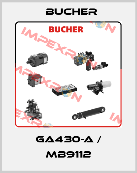 GA430-A / MB9112 Bucher