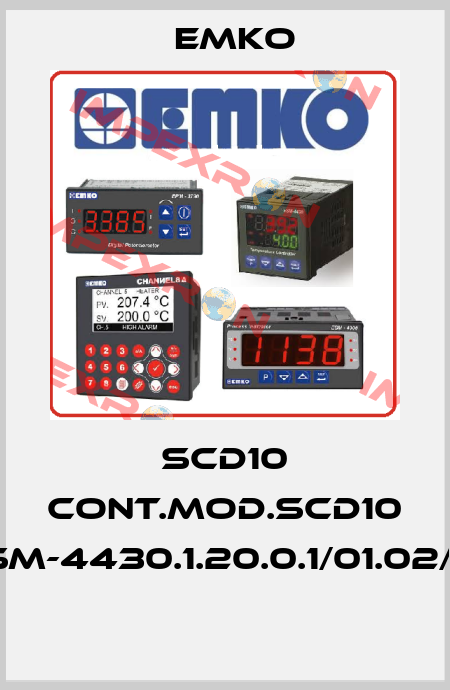 SCD10 CONT.MOD.SCD10 TOD,ESM-4430.1.20.0.1/01.02/0.0.0.0  EMKO