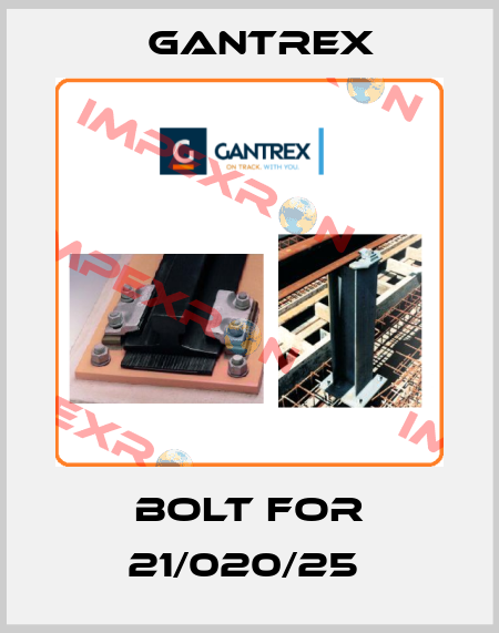 bolt for 21/020/25  Gantrex