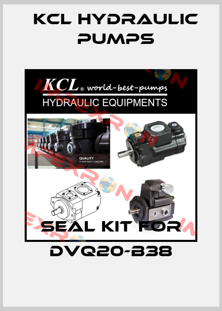 Seal kit for DVQ20-B38 KCL HYDRAULIC PUMPS