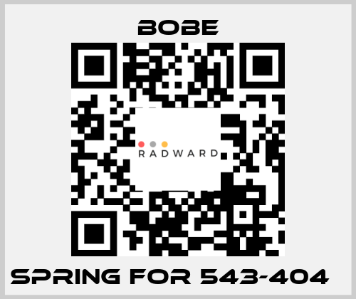 spring for 543-404В Bobe