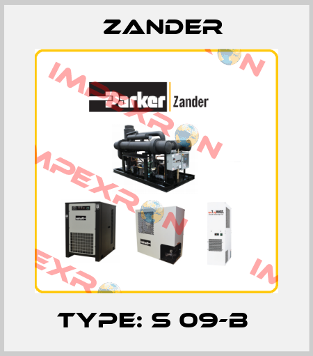 TYPE: S 09-B  Zander