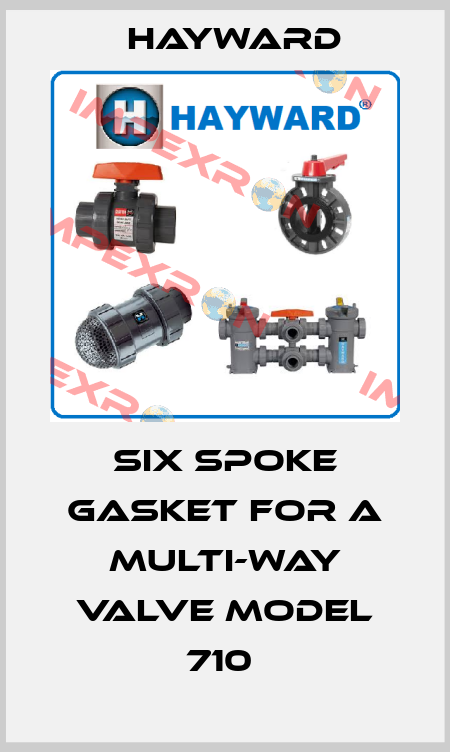 SIX SPOKE GASKET FOR A MULTI-WAY VALVE MODEL 710  HAYWARD
