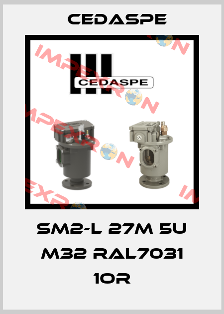 SM2-L 27M 5U M32 RAL7031 1OR Cedaspe