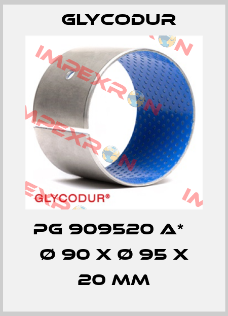 PG 909520 A*   Ø 90 x Ø 95 x 20 mm Glycodur