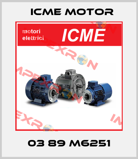 03 89 M6251 Icme Motor