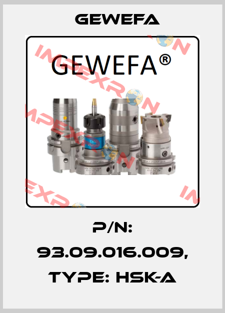 P/N: 93.09.016.009, Type: HSK-A Gewefa