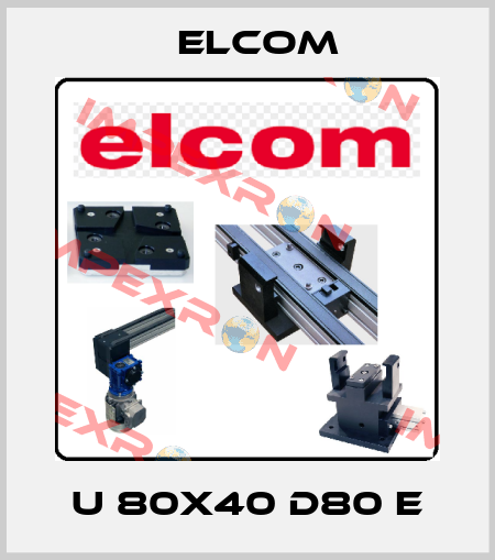  U 80x40 D80 E Elcom