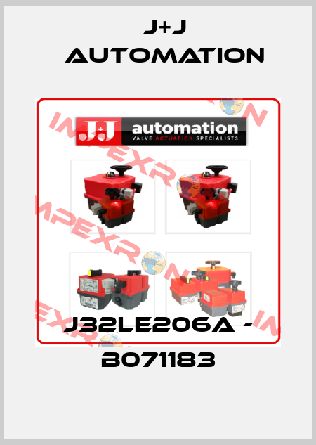 J32LE206a - B071183 J+J Automation