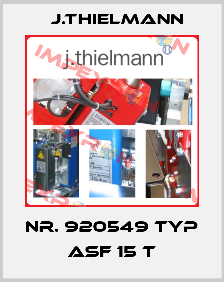 Nr. 920549 Typ ASF 15 T J.Thielmann