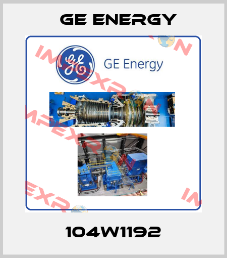 104W1192 Ge Energy