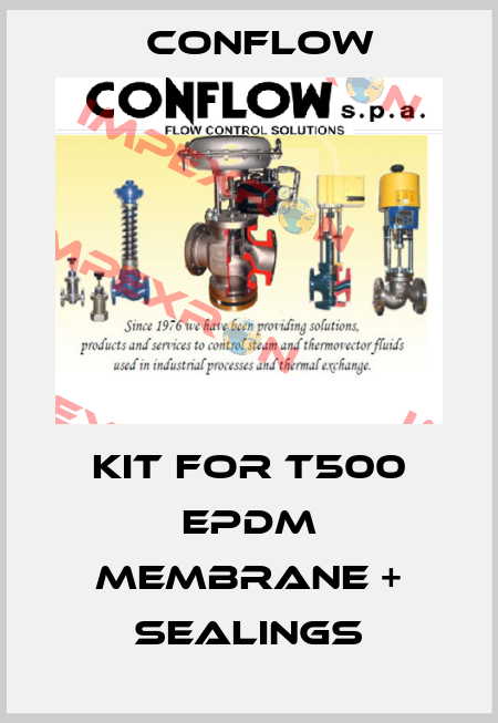 KIT FOR T500 EPDM MEMBRANE + SEALINGS CONFLOW