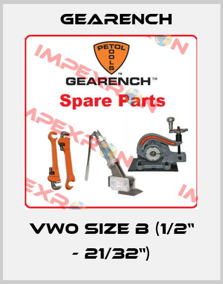 VW0 size B (1/2“ - 21/32“) Gearench
