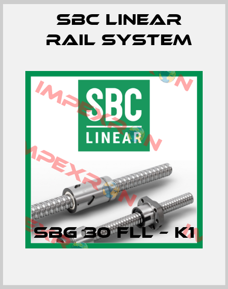 SBG 30 FLL – K1 SBC Linear Rail System
