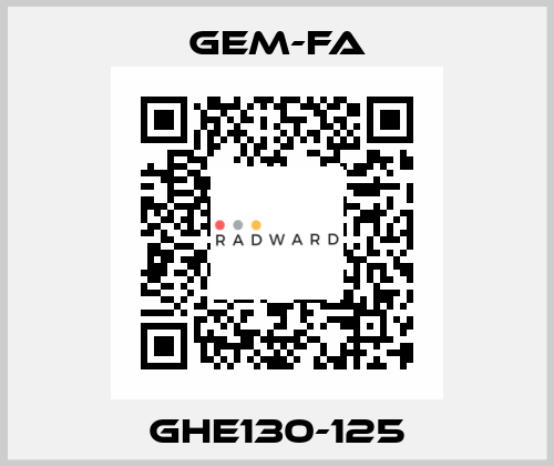 GHE130-125 Gem-Fa