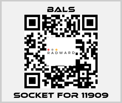 socket for 11909 Bals
