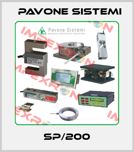 SP/200 PAVONE SISTEMI