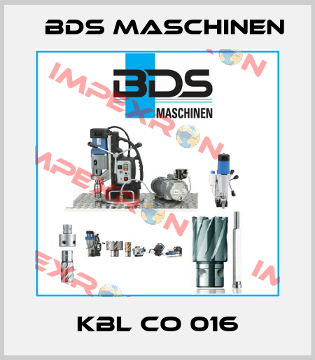 KBL CO 016 BDS Maschinen