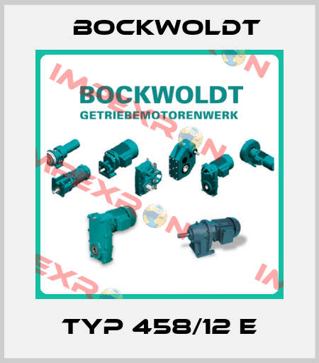 Typ 458/12 E Bockwoldt