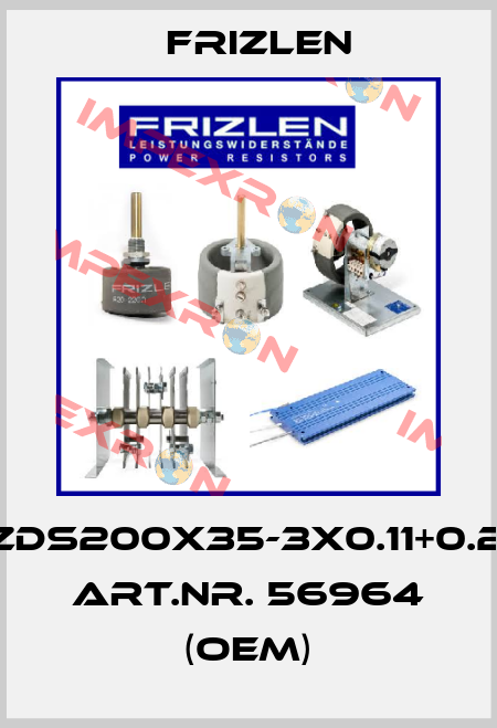 FZDS200X35-3X0.11+0.29   Art.nr. 56964 (OEM) Frizlen