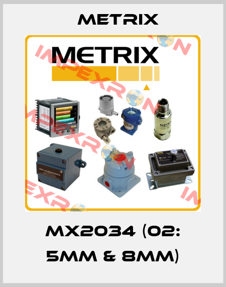 MX2034 (02: 5mm & 8mm) Metrix