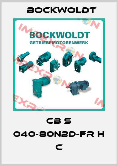 CB S 040-80N2D-FR H C Bockwoldt
