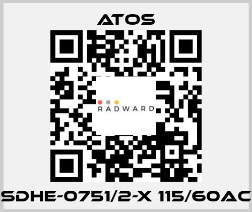 SDHE-0751/2-X 115/60AC Atos