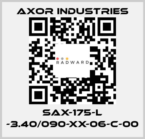 SAX-175-L -3.40/090-XX-06-C-00 Axor Industries
