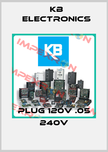 plug 120V .05 240V KB Electronics