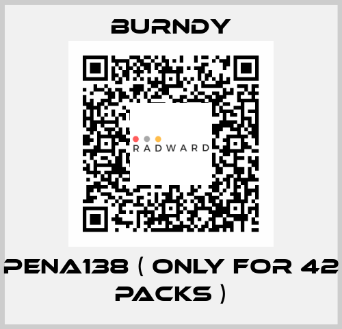 PENA138 ( only for 42 packs ) Burndy