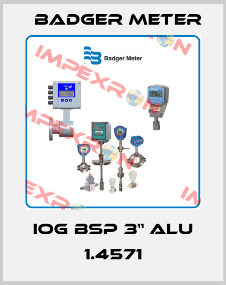IOG BSP 3“ Alu 1.4571 Badger Meter