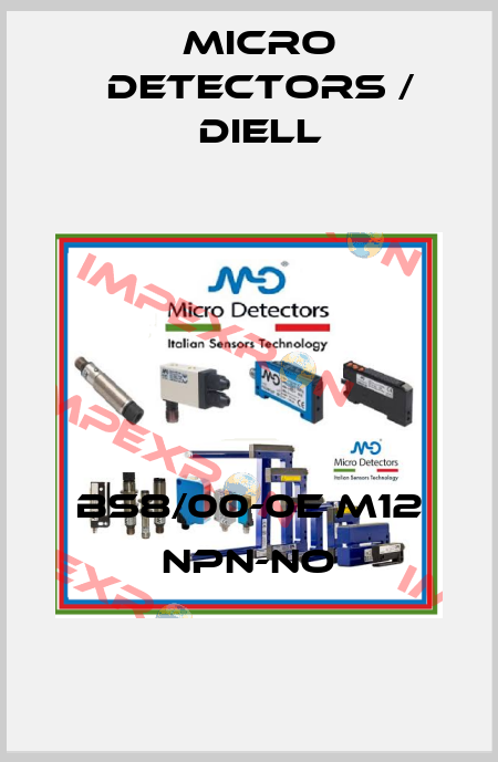BS8/00-0E M12 NPN-NO Micro Detectors / Diell