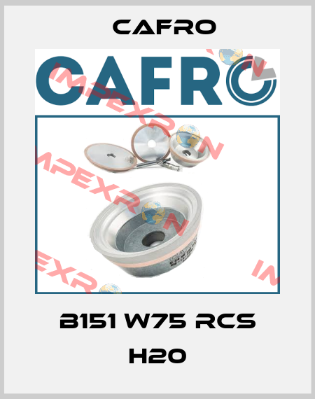 B151 W75 RCS H20 Cafro