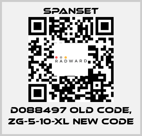 D088497 old code, ZG-5-10-XL new code SpanSet