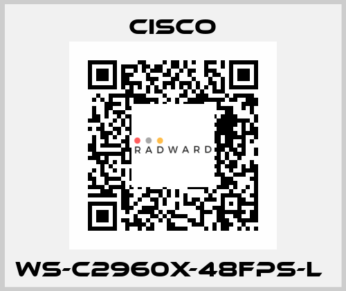 WS-C2960X-48FPS-L  Cisco