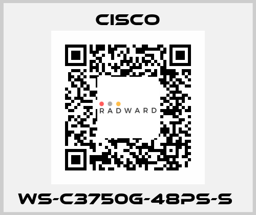 WS-C3750G-48PS-S  Cisco