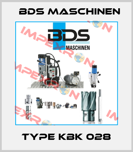 Type KBK 028 BDS Maschinen