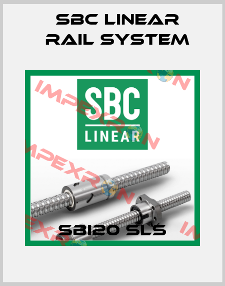 SBI20 SLS SBC Linear Rail System