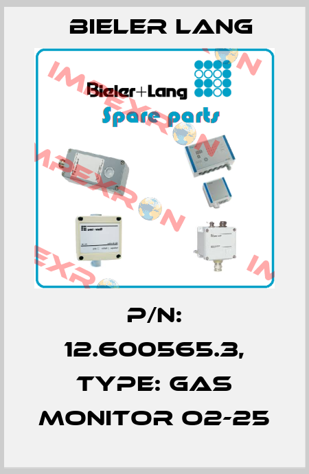 P/N: 12.600565.3, Type: Gas monitor O2-25 Bieler Lang