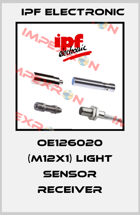 OE126020 (M12X1) LIGHT SENSOR RECEIVER IPF Electronic