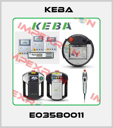 E03580011 Keba