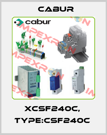 XCSF240C,  Type:CSF240C  Cabur