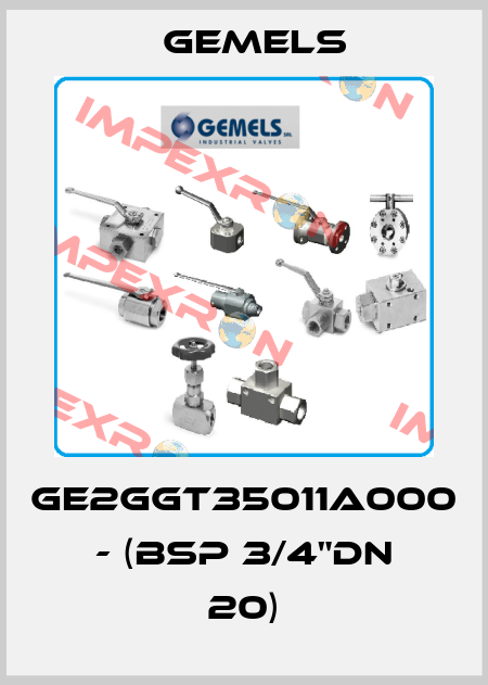 GE2GGT35011A000 - (BSP 3/4"DN 20) Gemels