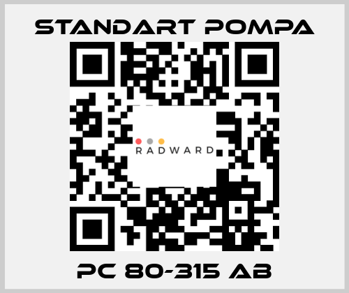 PC 80-315 AB STANDART POMPA