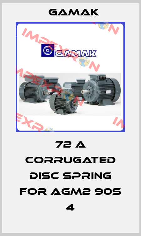 72 a corrugated disc spring for AGM2 90S 4 Gamak