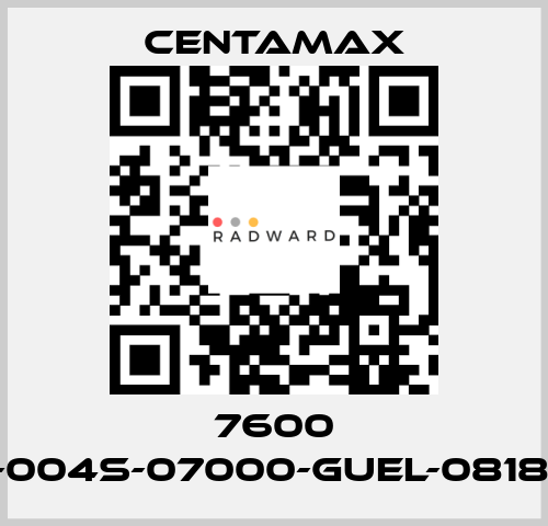 7600 ----004S-07000-GUEL-081877 CENTAMAX