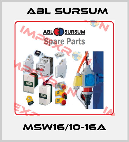 MSW16/10-16A Abl Sursum