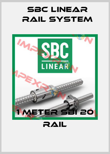 1 Meter SBI 20 Rail SBC Linear Rail System